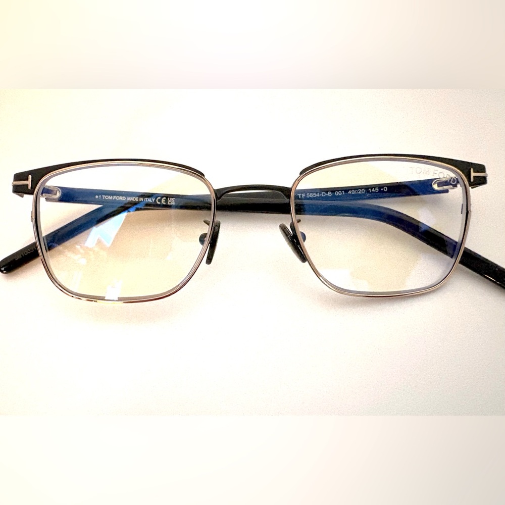 NEW- Tom Ford Thin Metal Small Eyeglass Frames